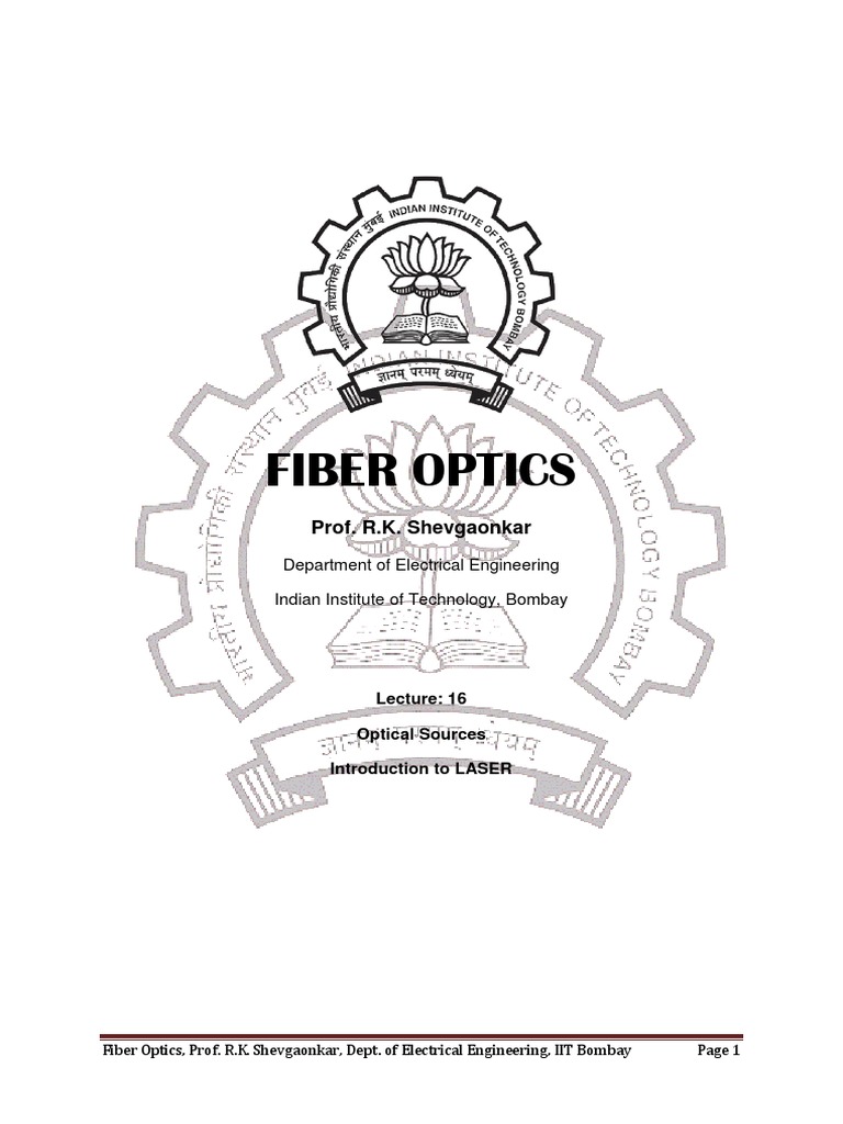 Nptel Optoelectronics Lecture Download Free PDF Emission Spectrum