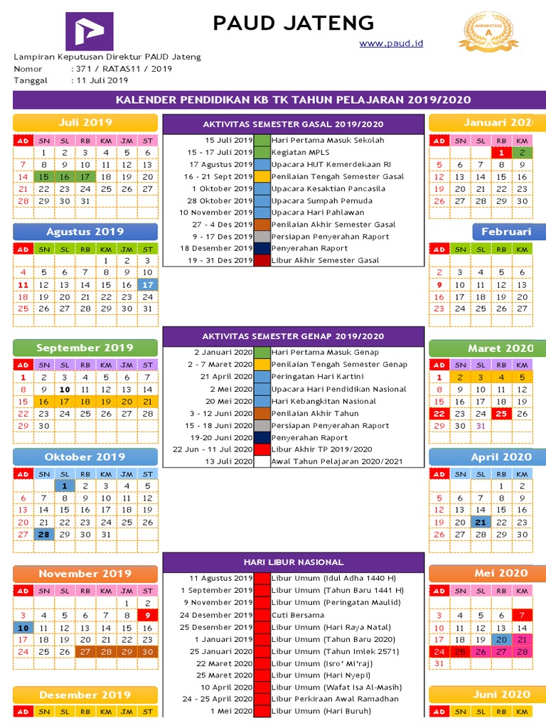 Kaldik Kb Tk 2019 2020 Xlsx
