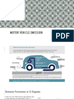 Motor Vehicle Emission: Submitted By: Harshan