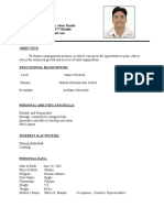 Jhon Mark Resume