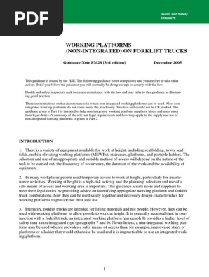 forklift checklist