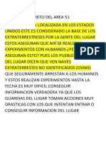 El Oscuro Secreto Del Area 51