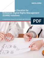 An Evaluation Checklist For Enterprise Rights Management (ERM) Solutions