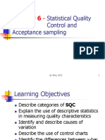 Acceptance Sampling and Control Chart
