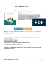 Medical Laboratory Technology Kanai Mukherjee PDF C3f0077fe
