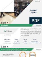 FinShiksha Course Brochure - 2019