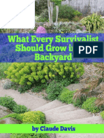 What Every Survivalist Should Grow in His Backyard