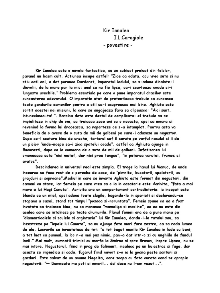 O Faclie De Paste Rezumat