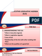 ELA Formulation Process