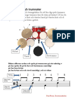 Trumkomp Och Trumnoter 8-Delskomp