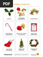 Trabajamos Vocabulario Sobre Navidad