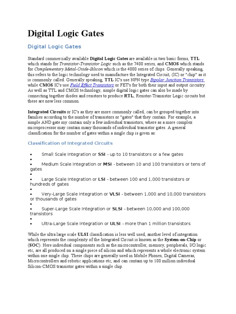 Diode Digital Logic Gates Pdf vrogue.co