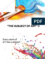 Subject of Art