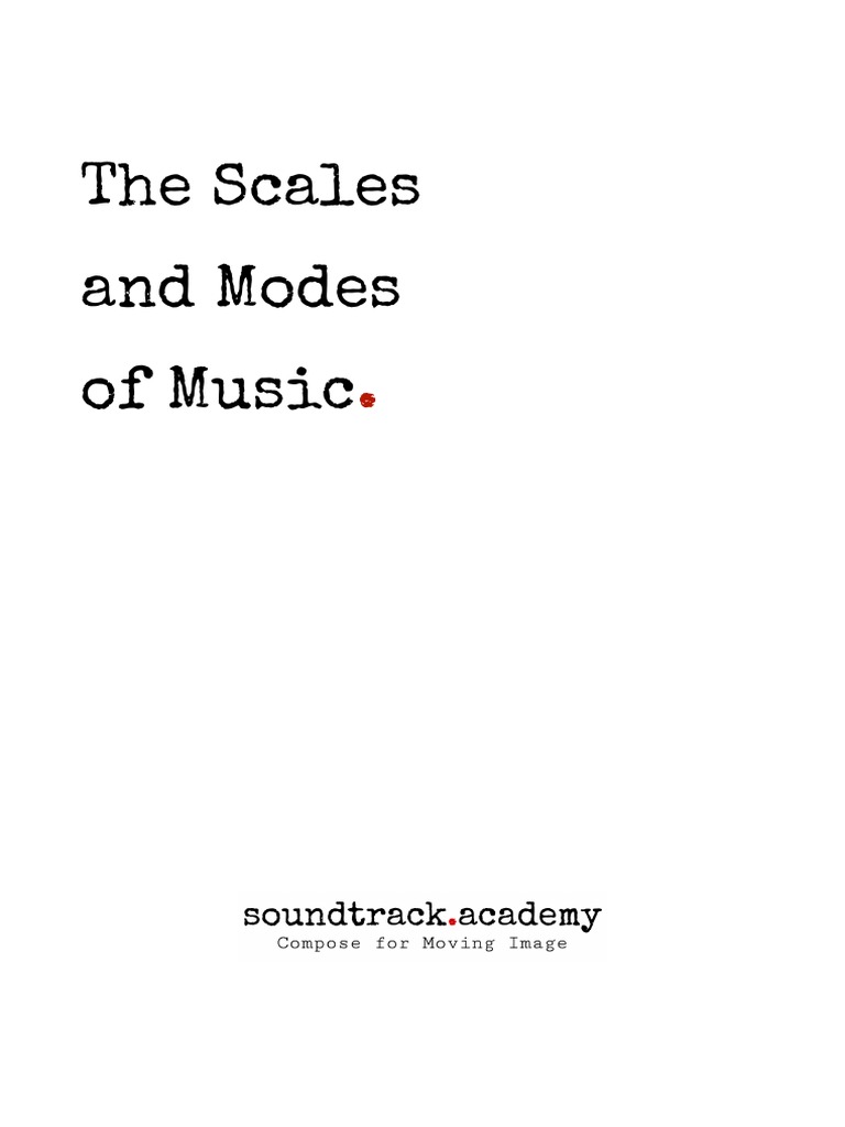 Music Scales and Modes PDF | PDF | Mode (Music) | Minor Scale