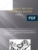 Mga Moral Na Isyu Tungkol Sa Buhay