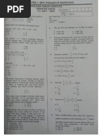 PTS Matematika Semester Ganjil 2017 2018