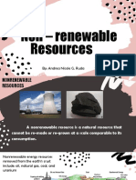 Non Renewable Resource