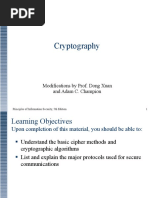 Cryptography: Modifications by Prof. Dong Xuan and Adam C. Champion