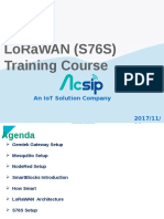 Setup LoRaWAN Training