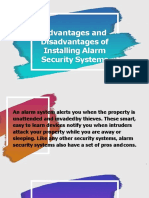 Advantages and Disadvantages of Installing Alarm Security Systems