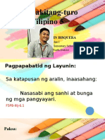 Manny A. Bisquera Filipino 5 PPT Sanhi at Bunga