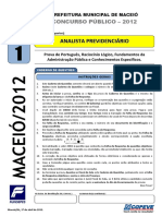 Prova - Analista Previdenciario - Tipo 1.pdf