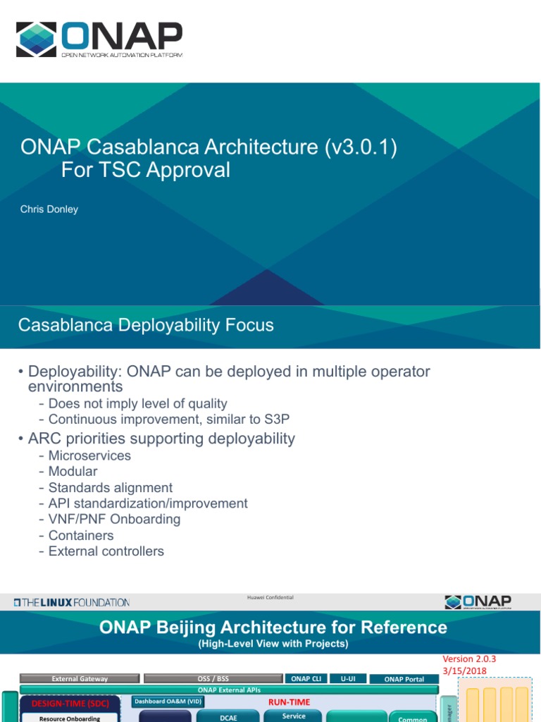 ONAP Architecture | PDF | Application Programming Interface ...