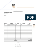 Date 9/4/2019: Quotation For 2.5G SFP MODULES To: Econet Telecom Lesotho Kings Wayroad Maseru