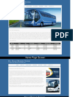 Bus Ticket Booking System Mini Java Project Screens