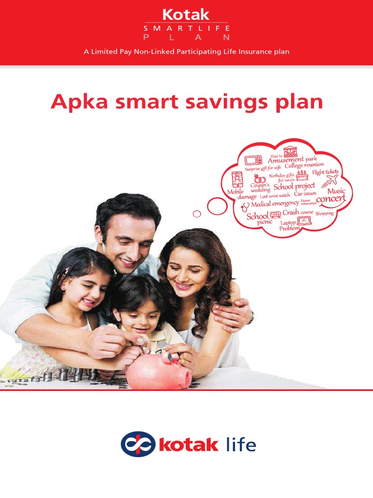 Kotak SmartLife Plan Brochure PDF Life Insurance Insurance