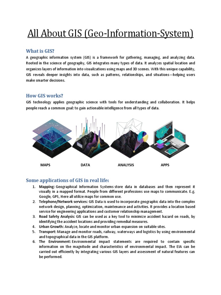 All About GIS (Geo-Information-System) | PDF | Geographic Information ...