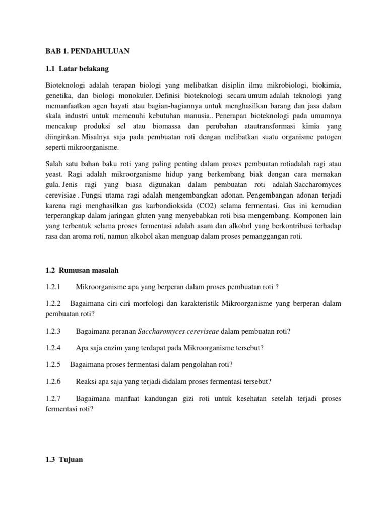 Roti Mengembang | PDF