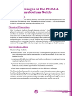 PE Curriculum: Physical Education Learning Outcomes Framework