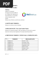 Software Report:-1.Software Name:-: Netbeans