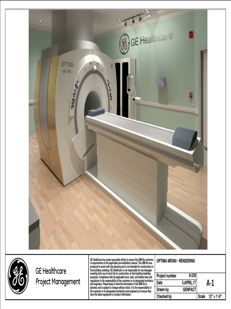 GE Healthcare Project Management: Optima Mr360 - Rendering | PDF ...