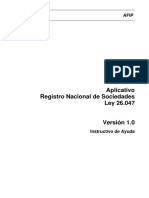 Registro Nacional de Sociedades AFIP