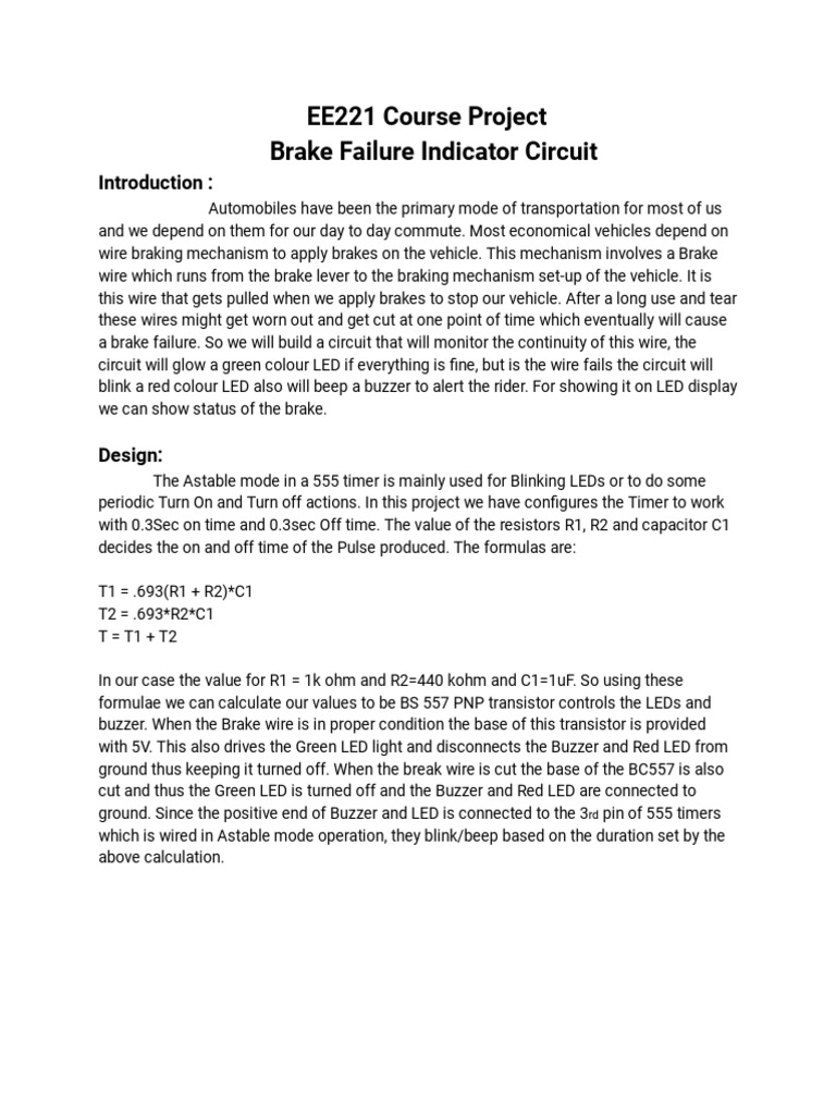 EE221 Course Project - Report | PDF | Electrical Engineering ...