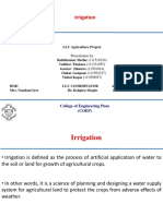 Irrigation: College of Engineering Pune (COEP)
