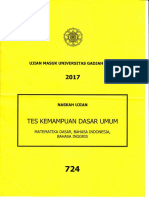 (Ugm) Tkdu 724