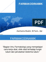 Farmakodinamik: Zamharira Muslim. M.Farm., Apt
