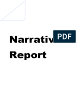 Narrative Report