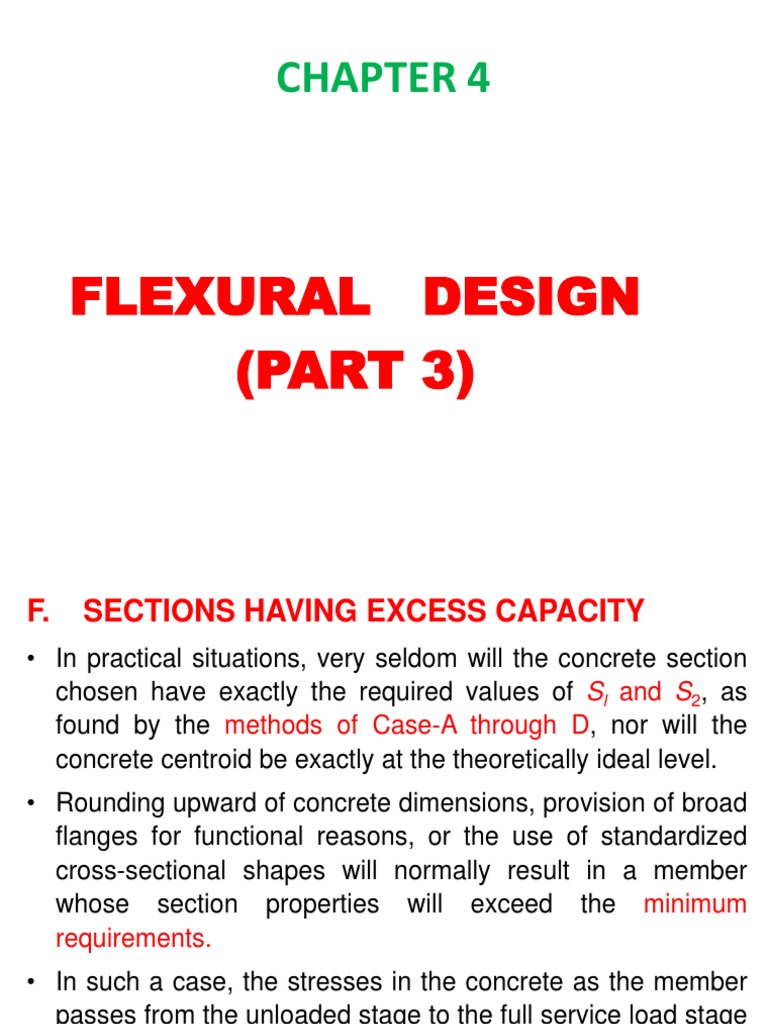 Flexural Design of Concrete Beams | PDF | Prestressed Concrete | Beam ...