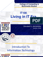 Living in IT Era: College of Computing & Multimedia Studies