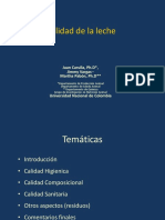 Calidad de La Leche: Juan Carulla, PH.D, Jimmy Vargas Martha Pabón, PH.D