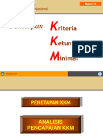 Kriteria Ketuntasan Minimal