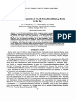 Study of The Teratogenicity of 2,3,7,8-Tetrachlorodibenzo-P-Dioxin in The Rat