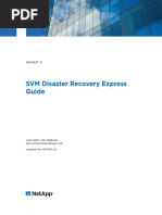 ONTAP 90 SVM Disaster Recovery Express Guide