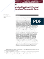 A Network Analysis of Youth With Physical Disabilities Attending A Therapeutic Camp