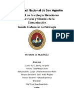 Informe de Prácticas Del Curso de Psicología Del Desarrollo