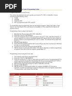 RCA Universal Remote Control Programming Codes